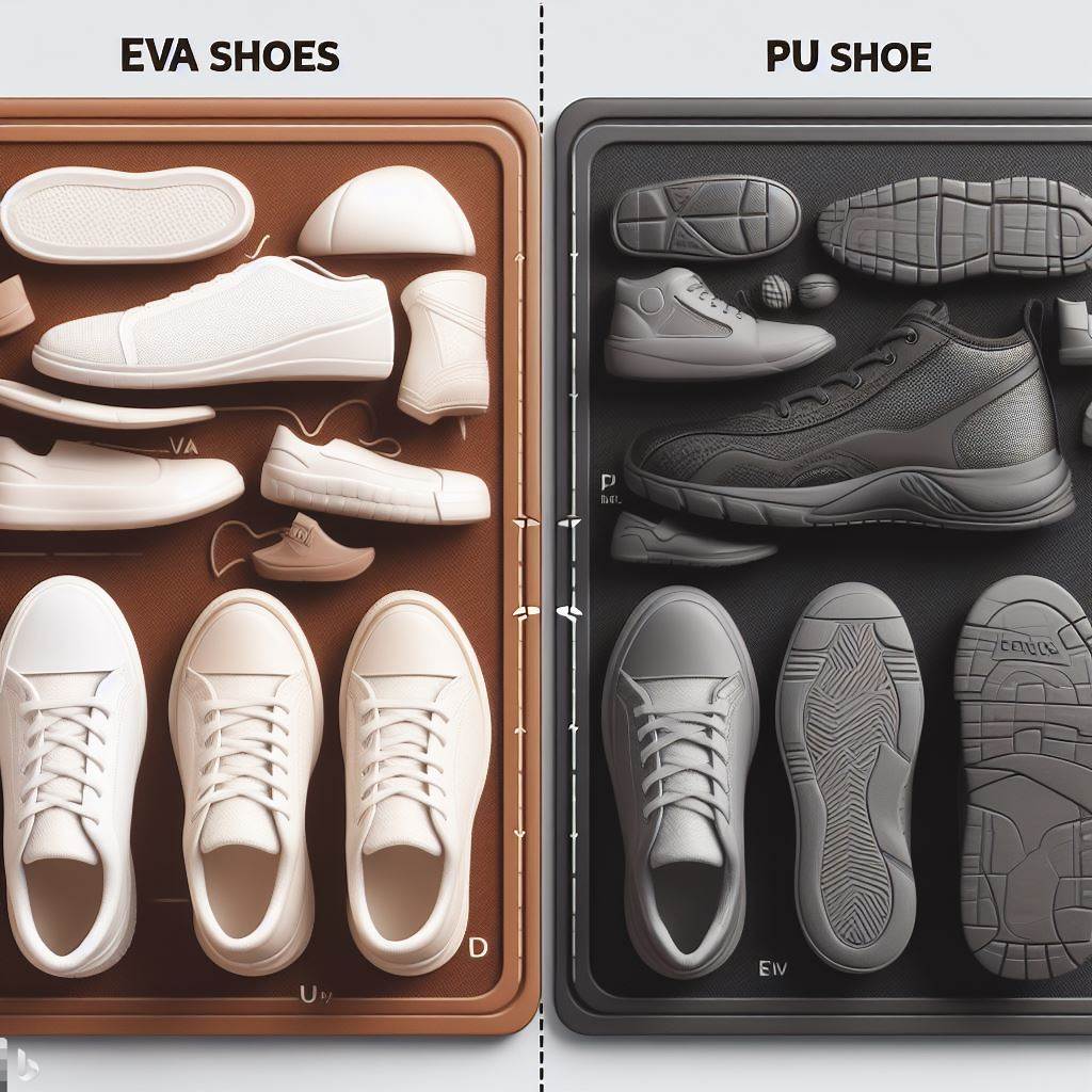 مقایسه EVA و PU در صنعت کفش + شباهت‌ها و تفاوت‌ها
