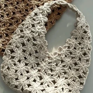 کیف رافیا گلدار مدل زارا