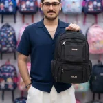 کوله‌ پشتی لپتاپ مشکی‌ برند ایسوس
