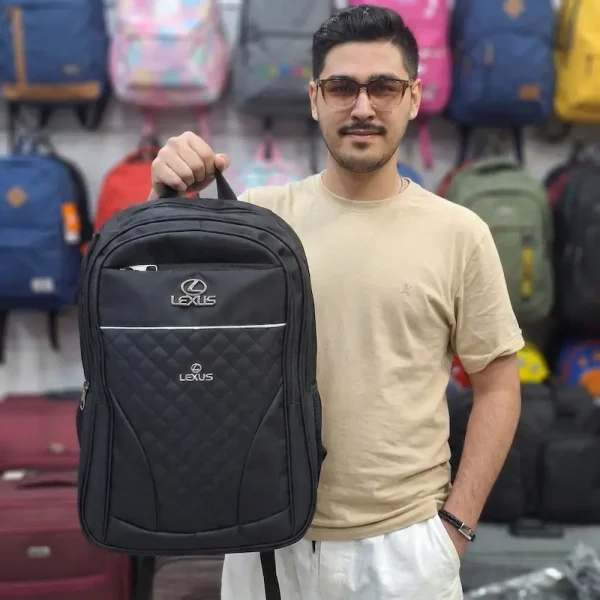 کوله‌ پشتی مشکی برند لکسوس