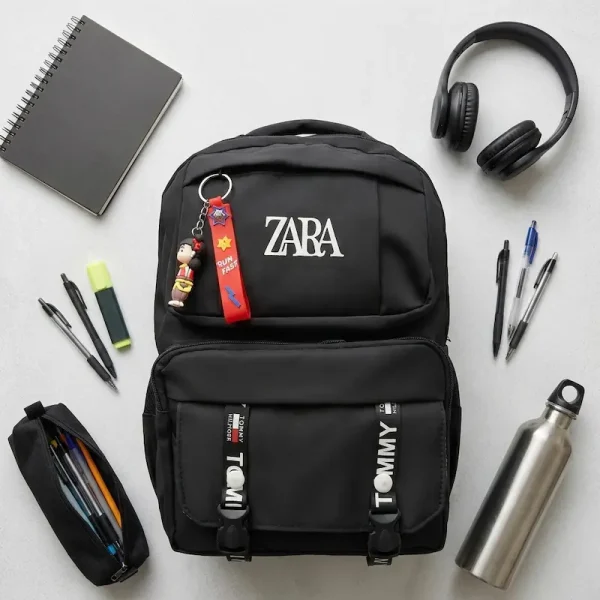 کوله پشتی فانتزی مشکی اسپرت ZARA