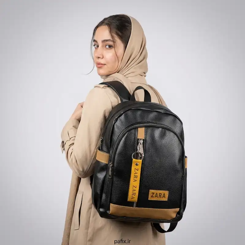 کوله پشتی گلدن لاین مشکی