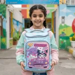 کوله پشتی فانتزی کرومی ابی