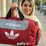 ساک ورزشی قرمز رنگ آدیداس مناسب آقایان و بانوان